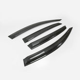 Honda Civic Type-R FK8 2017 2018 2019 2020 2021 with Aftermarket Parts - Door Window Visor Carbon Fiber / FRP from EPR USA
